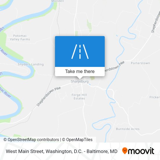 Mapa de West Main Street