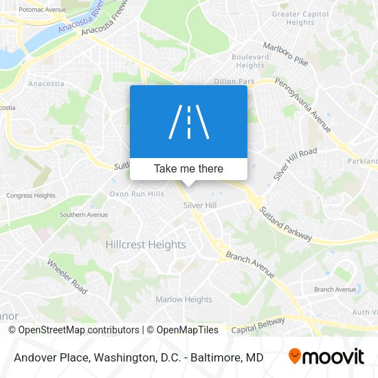 Andover Place map
