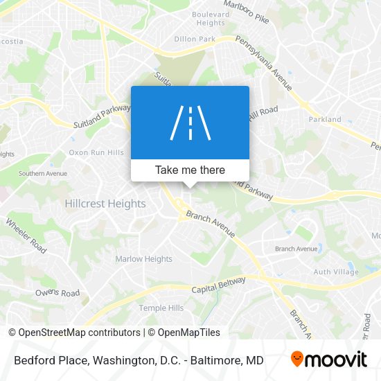 Mapa de Bedford Place