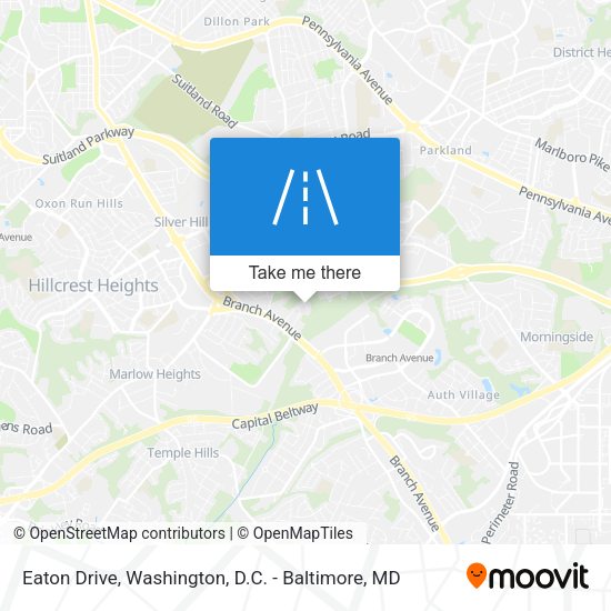 Mapa de Eaton Drive