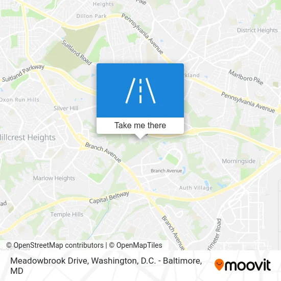 Meadowbrook Drive map