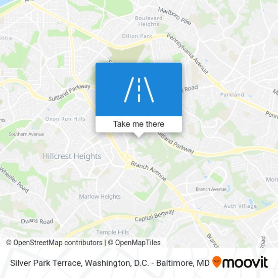 Mapa de Silver Park Terrace