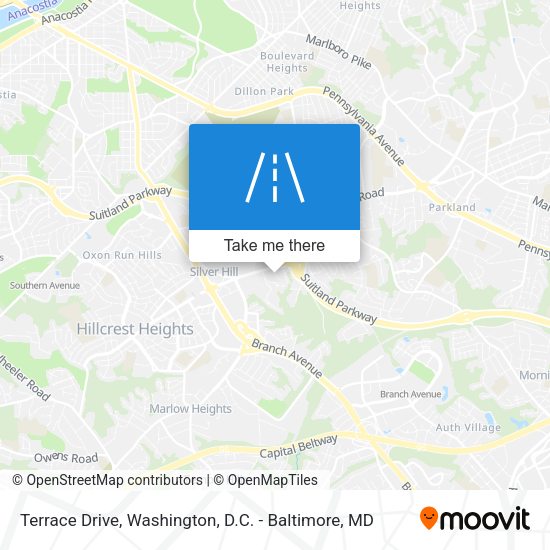 Terrace Drive map