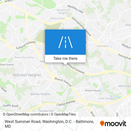 West Summer Road map