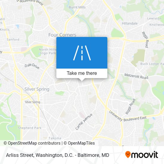 Arliss Street map