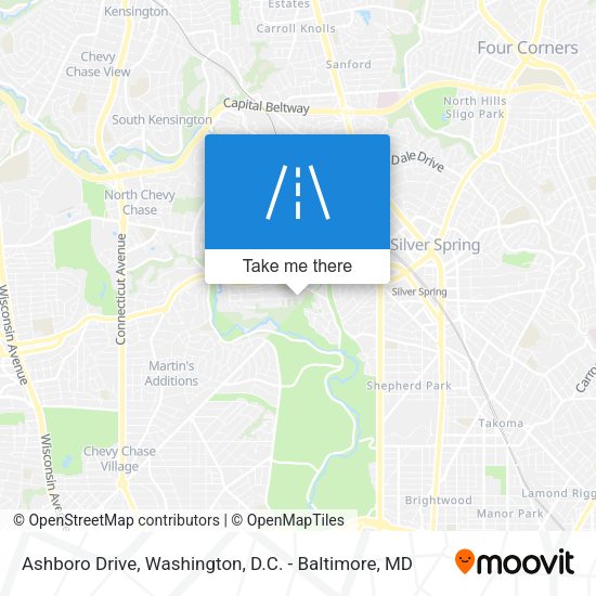 Ashboro Drive map