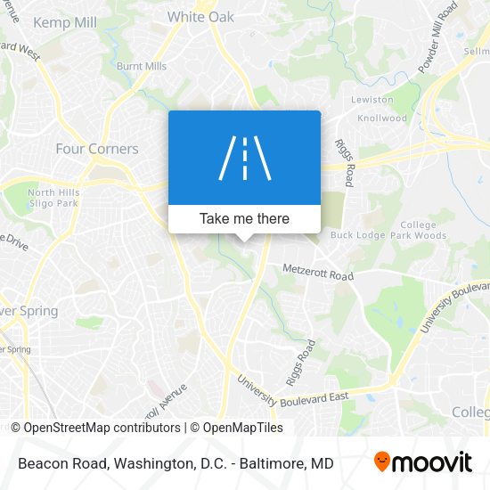 Beacon Road map