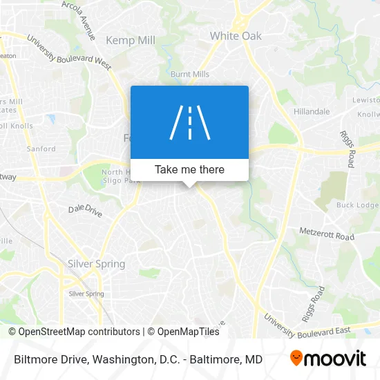 Biltmore Drive map