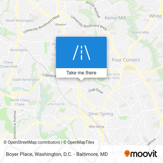 Boyer Place map