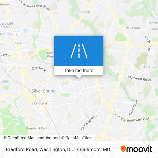 Bradford Road map