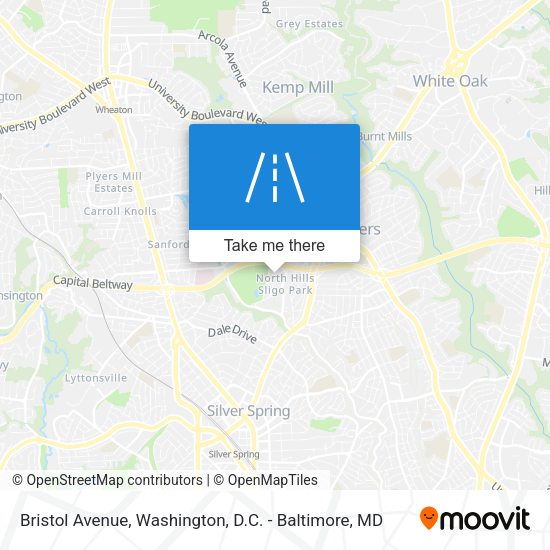 Bristol Avenue map