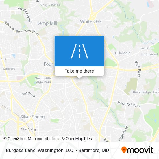 Burgess Lane map