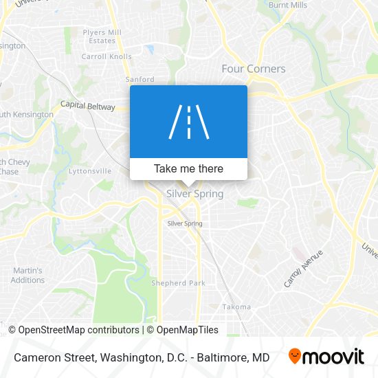 Cameron Street map
