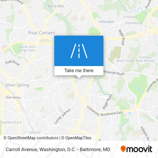 Mapa de Carroll Avenue