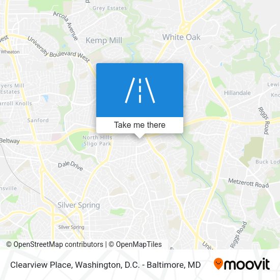 Mapa de Clearview Place