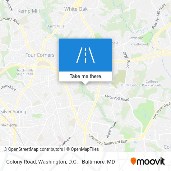 Colony Road map