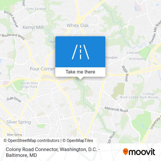 Mapa de Colony Road Connector