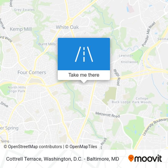 Mapa de Cottrell Terrace