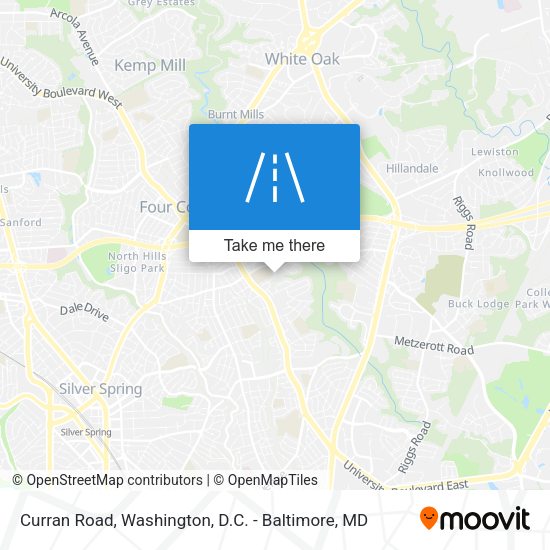 Curran Road map
