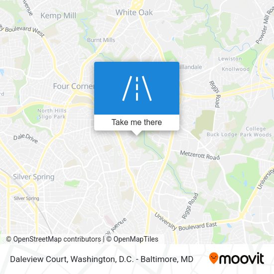Mapa de Daleview Court
