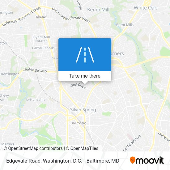 Edgevale Road map