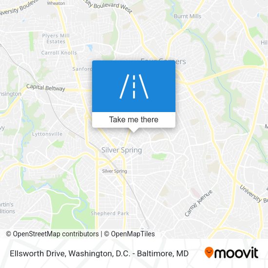 Ellsworth Drive map