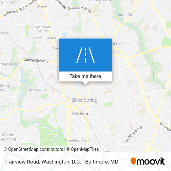 Fairview Road map