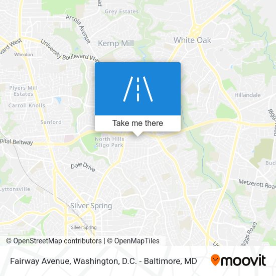 Fairway Avenue map