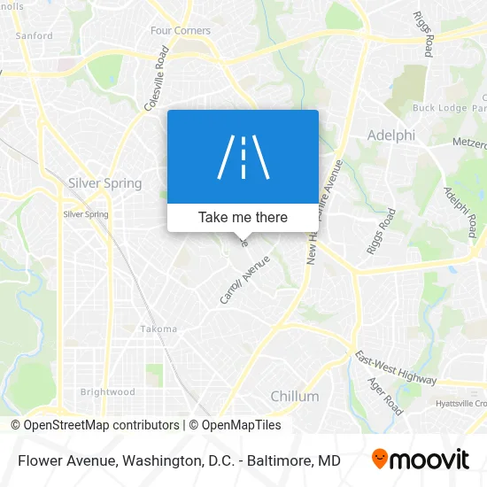 Flower Avenue map