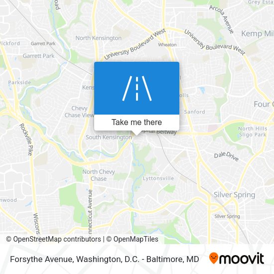 Forsythe Avenue map