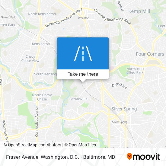 Mapa de Fraser Avenue