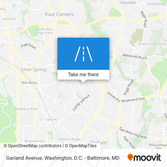 Garland Avenue map