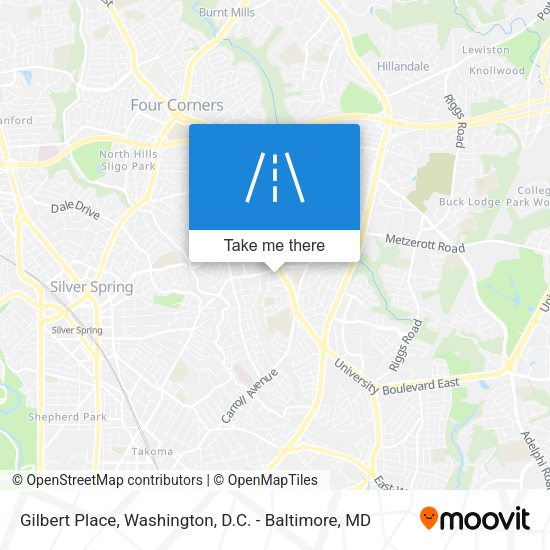 Gilbert Place map