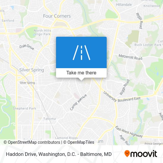 Haddon Drive map