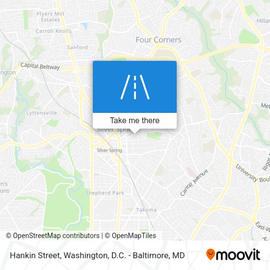 Hankin Street map