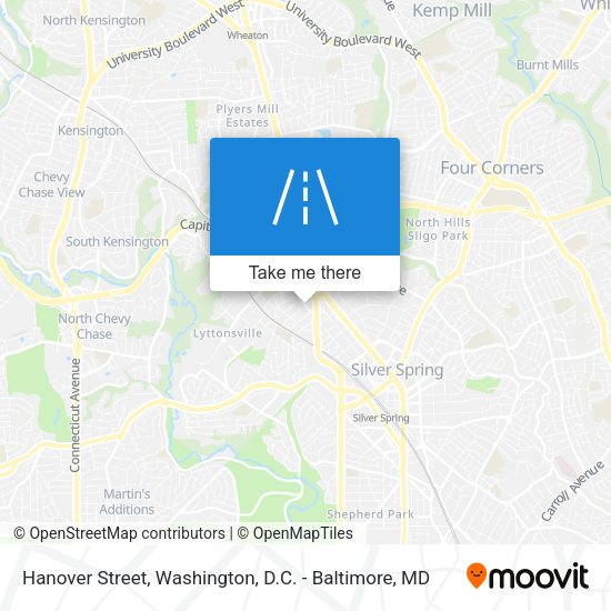 Hanover Street map