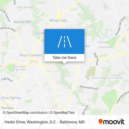 Hedin Drive map