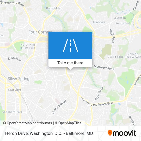 Heron Drive map