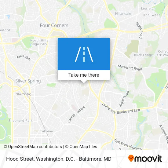 Hood Street map