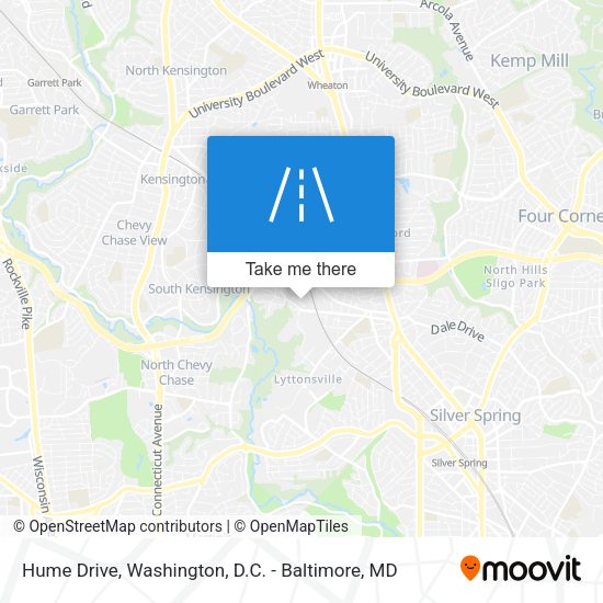 Hume Drive map