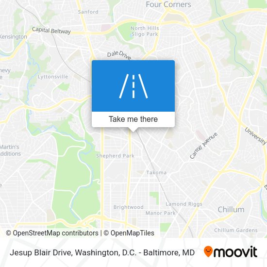 Mapa de Jesup Blair Drive