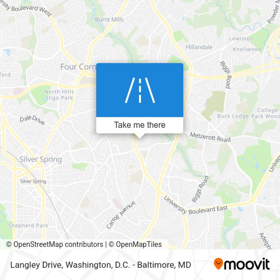 Langley Drive map