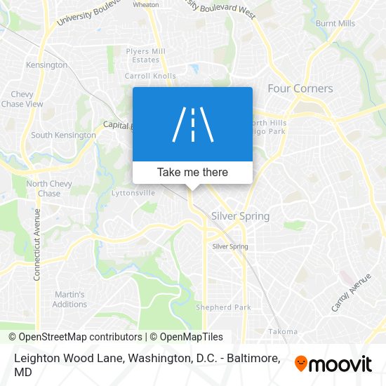 Mapa de Leighton Wood Lane