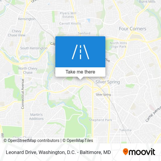 Leonard Drive map