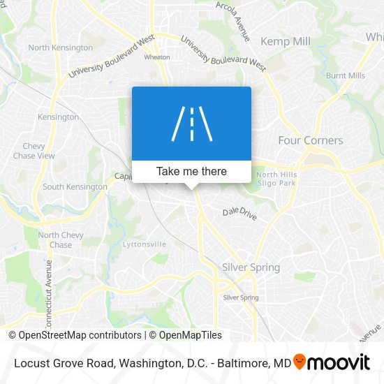 Mapa de Locust Grove Road
