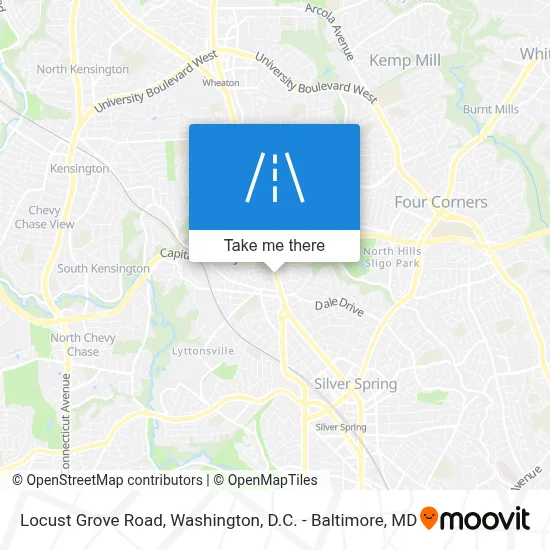 Locust Grove Road map