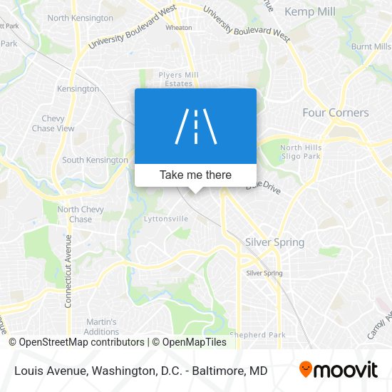 Louis Avenue map