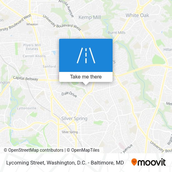 Lycoming Street map