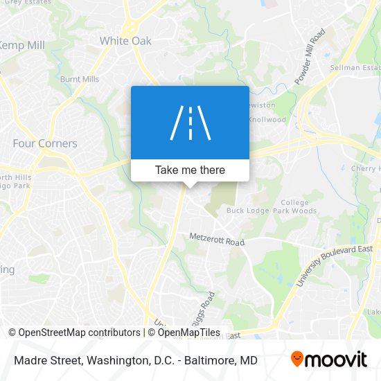 Madre Street map