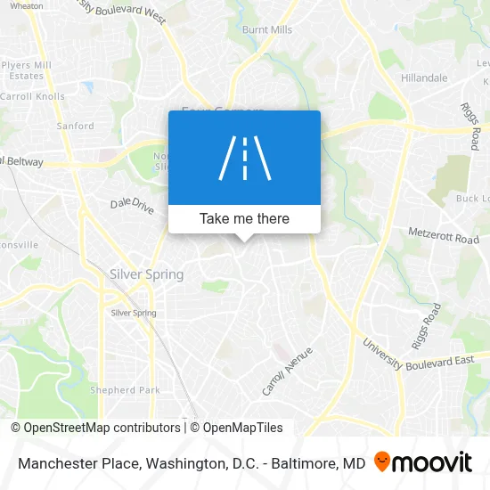 Manchester Place map